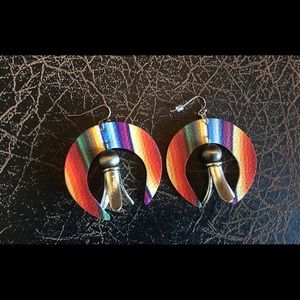 Serape earrings